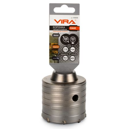 коронка твердосплавная RAGE by VIRA 68мм фреза chwjw 16170m твердосплавная 8 мм