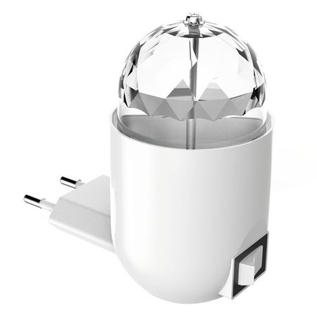 светильник-проектор светодиодный GAUSS 4Вт RGB Disco фиксированная проекция белый проектор снежинок для улицы