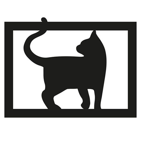 панно садовое модульное Кошка 3