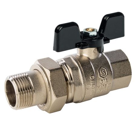 кран шаровой STOUT с полусгоном 3/4