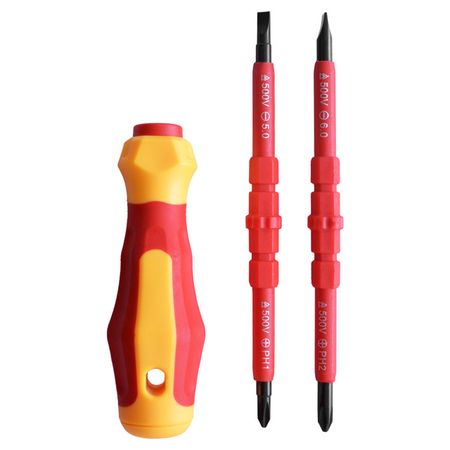 набор отверток диэлектрических UGO LOKS 5 предметов отвёрток часовых ugo loks 11 предметов