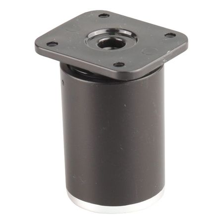 ножка круглая 37х60мм пластик черный/хром шаров maxijoy ветки 60мм 6шт красный   пластик