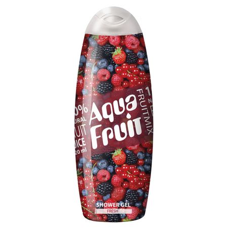 гель для душа AQUA FRUIT Fresh 420мл гель для душа aqua fruit energy 420мл