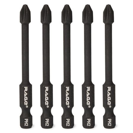 бита RAGE by VIRA S2 PH2x70мм торсионная 5шт