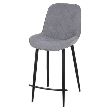 стул полубарный СФЕРА 530х625х1030мм серый/черный муар ткань/металл отрез марлевый фарм сфера экстра н с 0 9 м х 2 м