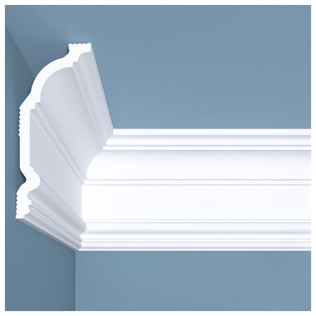 плинтус потолочный BELLO-DECO К 2 140х60х2000мм полимер(xps) белый, арт. 00-00004634 угол декоративный bello deco м12у2 225х225мм полимер xps белый арт 00 00104777