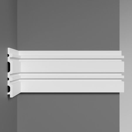 панель DECOMASTER 2900х12х122мм белый, арт.D318 скоба крепежная sc 8 12мм белый 25шт