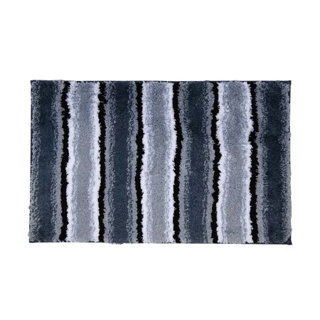 коврик для ванной OFELIS Полоска 50х80см серый