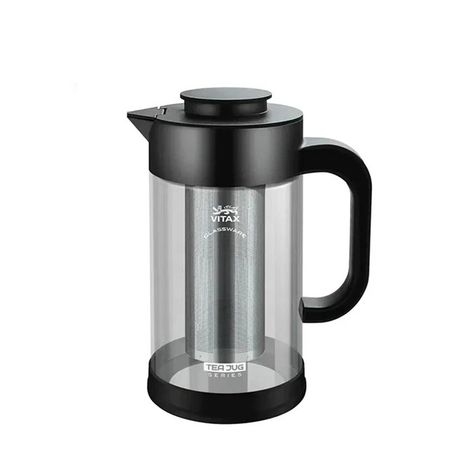 чайник заварочный VITAX Tea Jug 3в1 0,9л стекло, нерж.сталь, пластик