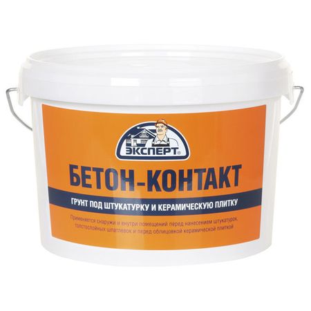 грунт акриловый ЭКСПЕРТ Бетон-контакт 3кг, арт.30636 грунт акриловый эксперт бетон контакт 3кг арт 30636