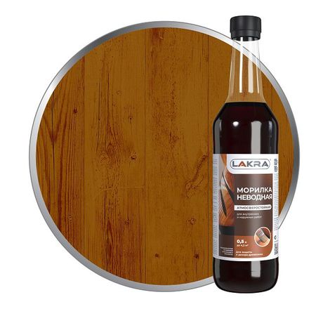 морилка неводная ЛАКРА клен 0,5л, арт.0007986 морилка неводная лакра орех 0 5л арт 0007990