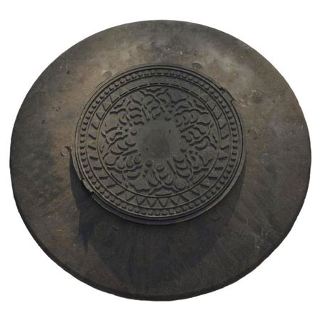 крышка с люком на ж/б колодец d1070мм черный крышка с люком на ж б колодец d1070мм