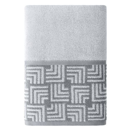 полотенце махр. VEROSSA Эстетика/Estetica квадраты 70х140см серое, арт.790222
