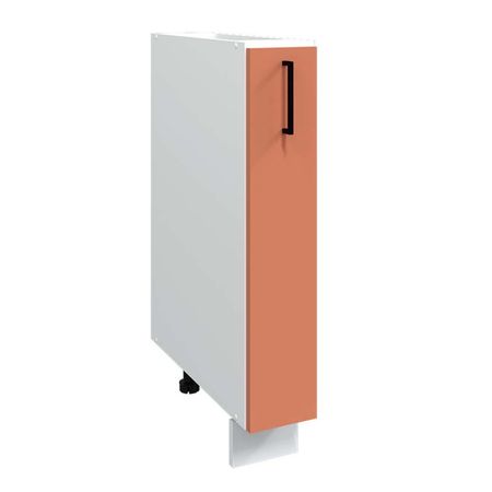 шкаф напольный Латте Шарли терракот 150х526х820мм с выдвижной корзиной