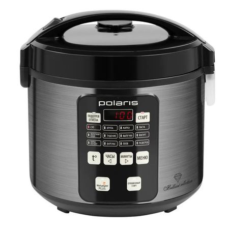 мультиварка POLARIS PMC0593AD 770Вт чаша 5л серебристый мультиварка polaris pmc0537ad