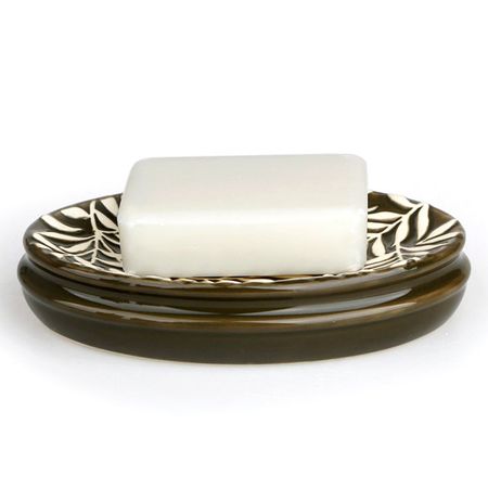 мыльница VITARTA Print керамика коричневая