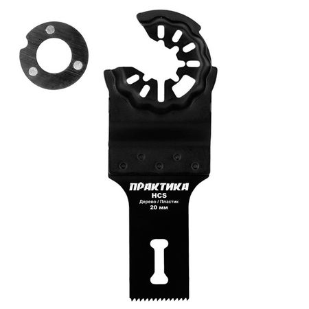 полотно пильное ПРАКТИКА для PMF по дереву, пластику прямое 20x34мм 1шт полотно пильное практика для pmf по дереву прямое 65х40мм