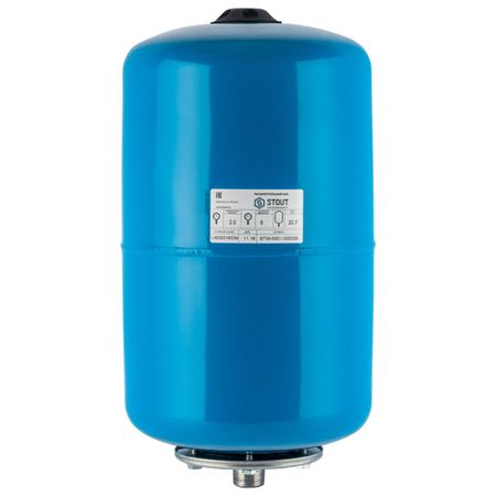гидроаккумулятор для водоснабжения STOUT 20л 1 шт диаметр муфты из алюминиевого сплава d14l25 3 4 5 6 6 35 7 8 мм синий гибкий винт муфты вала для аксессуаров шагового двигателя