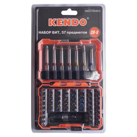 набор бит KENDO 57 предметов комплект микроприспособлений для пылесоса dyson из 10 предметов для клавиатуры со щелевой головкой адаптер с всасывающей головкой