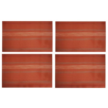 комплект салфеток сервировочных 30х45см 4шт оранжевый, SET-18 из 10 микрофибровых протирочных салфеток