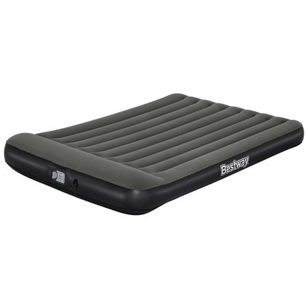 матрас надувной BESTWAY Queen 203x152x30см аккум насос встроенный матрас надувной bestway easy inflate queen 203х152х28см ножной насос