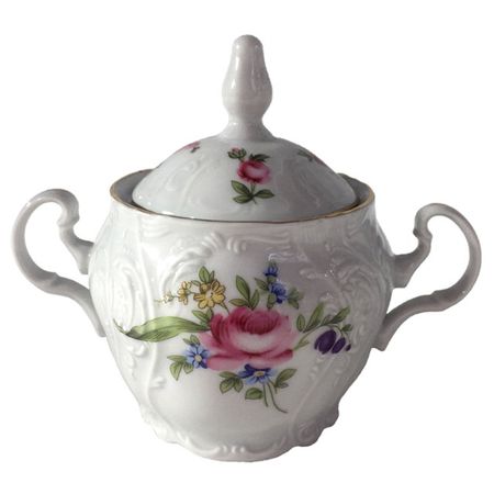 сахарница THUN Bernadotte Мейсенский букет 300мл фарфор салатник concordia мейсенский букет 25 см круглый