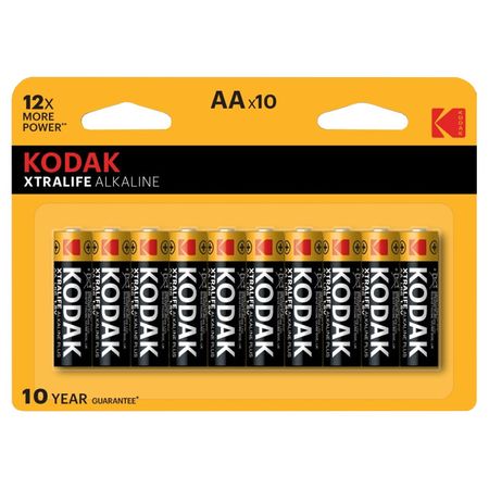 батарейка KODAK LR06 AA блистер 10шт батарейка kodak lr06 aa блистер 2шт