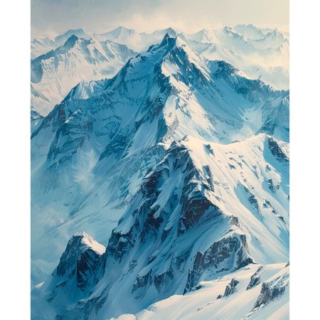 картина на холсте Дыхание вершин 400х500мм картина на холсте африканские женщины