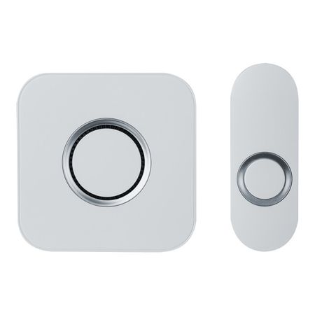 звонок беспроводной NAVIGATOR IP20 IP55 58 мелодий 3хААА белый музыкальная шкатулка белая abs 35 мелодий