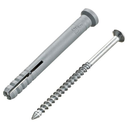 дюбель-гвоздь TECH-KREP с потайной манжетой 6х60мм 100шт дюбель гвоздь нейлоновый 6х60мм потайная манжета 100шт