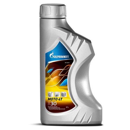 масло моторное ГАЗПРОМНЕФТЬ Moto 4T SAE 30 1л для мотоциклов cfmoto катушки маятника винты задней стойки ползунки cf moto 250sr 450ss 400gt 650gt 650mt 650nk 700clx 800mt 700mt