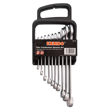 набор комбинированных гаечных ключей KENDO 10предметов гаечные ключи полумесяц goobetter 22 220 мм