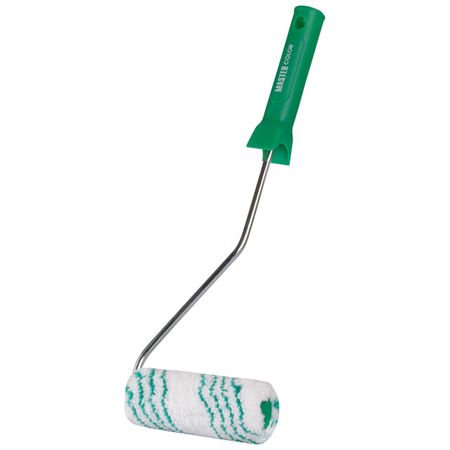 валик с ручкой Master Color микрофибра 100мм ворс 9 мм отв. 6мм, арт.30-1095