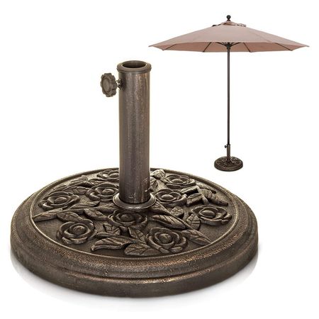 подставка для садового зонта 32,5см железо подставка для садового зонта 20кг 40х10см d19 38мм