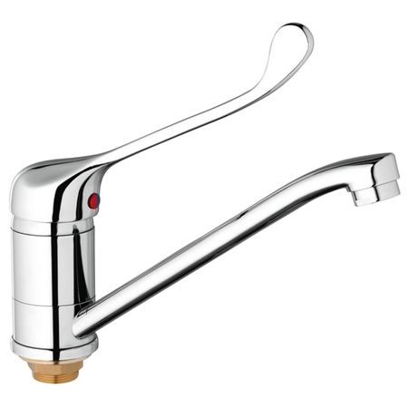 смеситель для кухни LEDEME L4979 локтевой хром костыль канадка локтевой