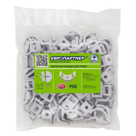 площадка для хомутов нейлоновая 14x25мм серая 100шт hafele монтажная площадка крестовая 0мм 329 71 500