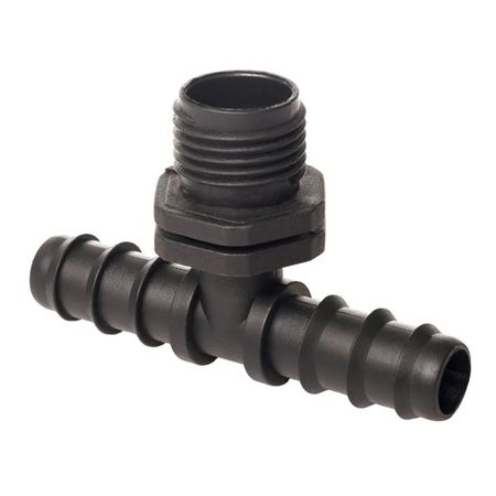 тройник-переходник для трубок капельного полива 3/4