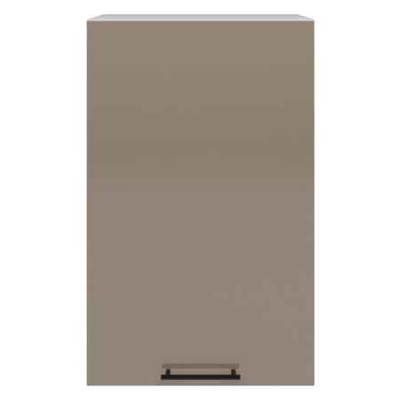 шкаф навесной Мокко глянец 720х450х312мм 1 дверь МДФ/ЛДСП