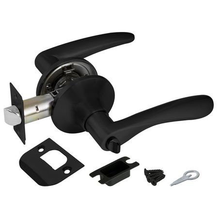 ручка-защелка PUNTO 6020 BL-B фиксатор черный ручка защелка punto 6020 bl e ключ фиксатор