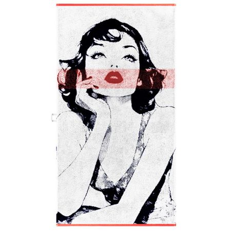 полотенце махр. CLEANELLY Губы 70х130см пестроткань, арт.ПЦ3502-6835 полотенце махр cleanelly футбол 70х130см пестротканое арт пц3502 6836