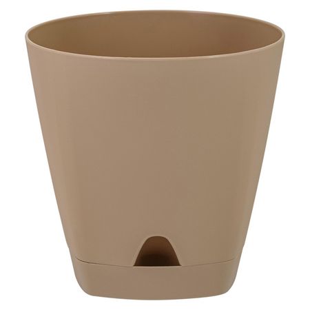 горшок с прикорневым поливом Amsterdam 8л d25см h24,4см молочный пластик горшок с прикорневым поливом amsterdam 0 65л d11см h10 7см молочный шоколад пластик