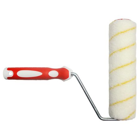 валик с ручкой PARADE полиакрил 250мм ворс 11мм, арт.7105010 валик с ручкой toolberg полиакрил 230мм ворс 11мм арт 0303016