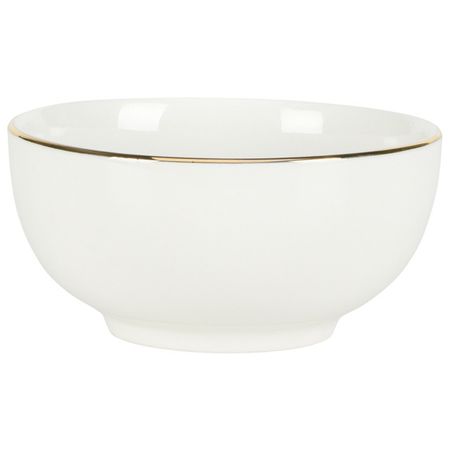 салатник KOOPMAN Золотой обод 10см 0,2л фарфор белый обод звездочки haishine 3 8 10t для цепных пил stihl