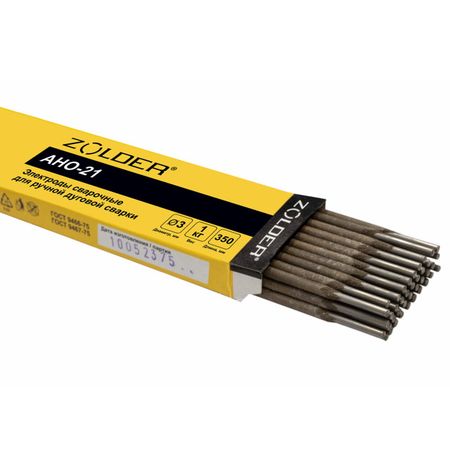 электроды ZOLDER АНО-21 3,0мм 1кг электроды zolder уонии 13 55 3 0мм 1кг