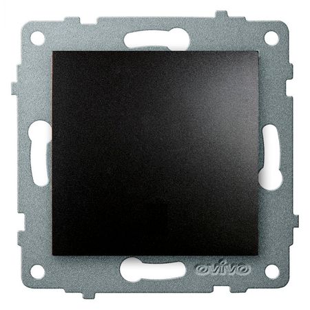 выключатель 1-клавишный OVIVO Лофт черный выключатель 1 клавишный ovivo loft