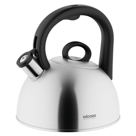 чайник NADOBA Marika 2,5л нерж.сталь со свистком индукция чайник leonord modern 3л со свистком нерж нейлон индукция