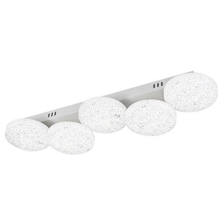 люстра потолочная ESCADA Агата 5хLED 80Вт 3000/6000К белый asafee d16 подводный фонарик 80вт