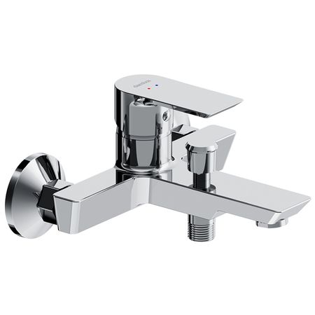 смеситель для ванны DAMIXA Apollo короткий латунь хром смеситель для ванны damixa gala короткий латунь