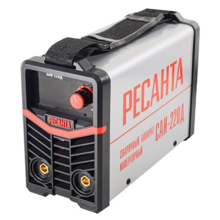 инвертор сварочный РЕСАНТА САИ-220Д 220А держатель электрода кабелей 3 м 16 кв мм медные про dkj35 50 разъем 160 200 250a дуговая палочка сварочный кабель mma