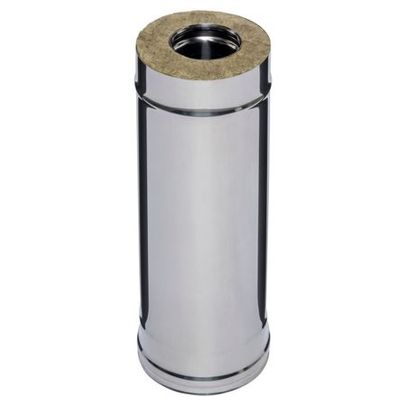 дымоход с изоляцией 0,5м Ф120х200мм AISI 430